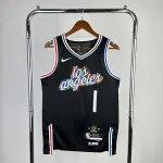 Camisola masculina LA Clippers City Edition 2023/24 de James Harden (#1) 2023/24 LA Clippers City Edition James Harden #1 Men’s Jersey