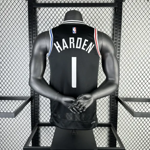 Camisola masculina LA Clippers City Edition 2023/24 de James Harden (#1)