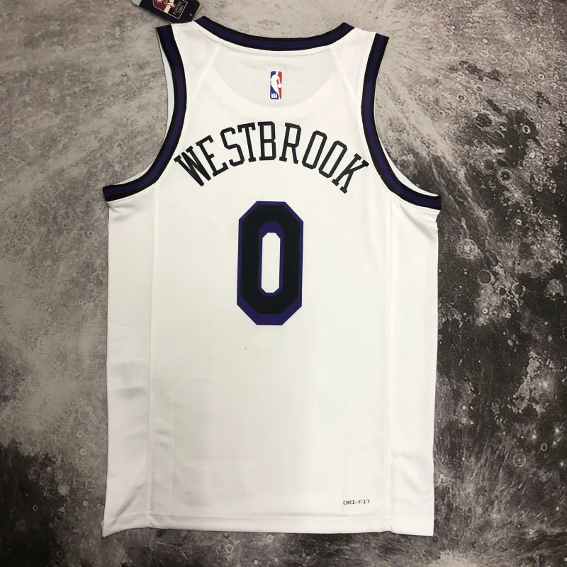 2023/24 Los Angeles Lakers City Edition Russell Westbrook #0 Men’s Jersey