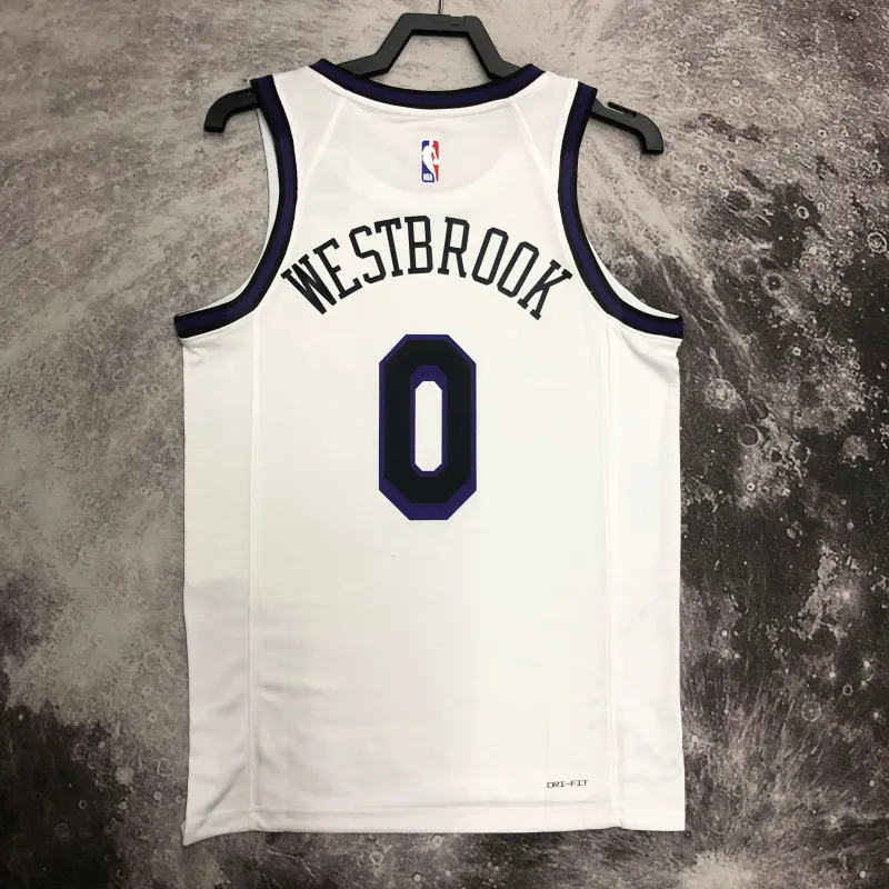 2023/24 Los Angeles Lakers City Edition Russell Westbrook #0 Men’s Jersey