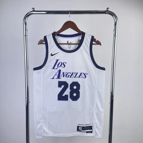2023/24 Los Angeles Lakers Stadt Edition Rui Hachimura #28 Herren Trikot
