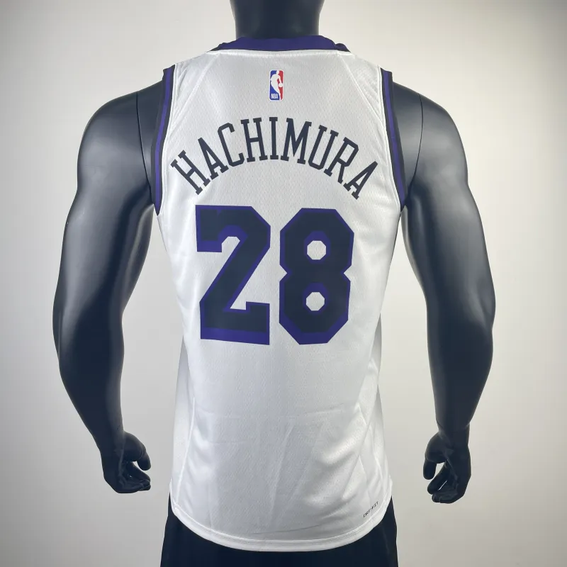 2023/24 Los Angeles Lakers City Edition Rui Hachimura #28 Men’s Jersey