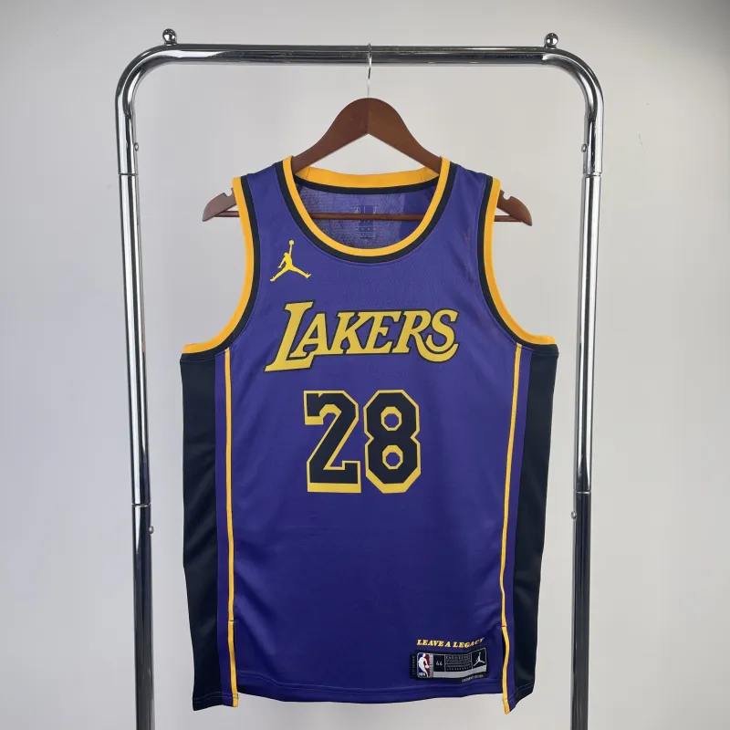 2023/24 Los Angeles Lakers Jordan Edition Rui Hachimura #28 Herren Trikot