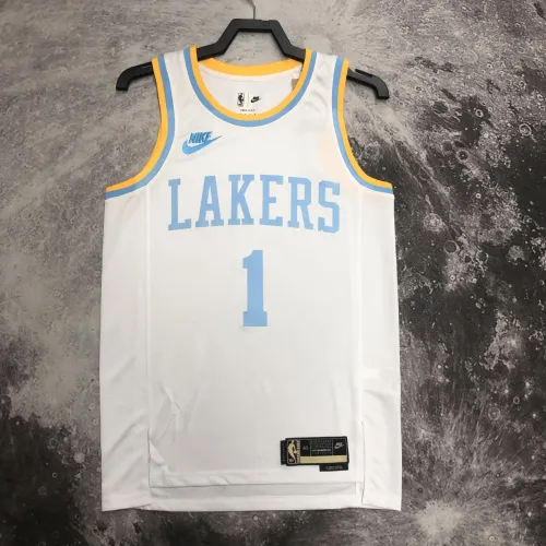 2023/24 Los Angeles Lakers Retro D'Angelo Russell #1 Men's Jersey