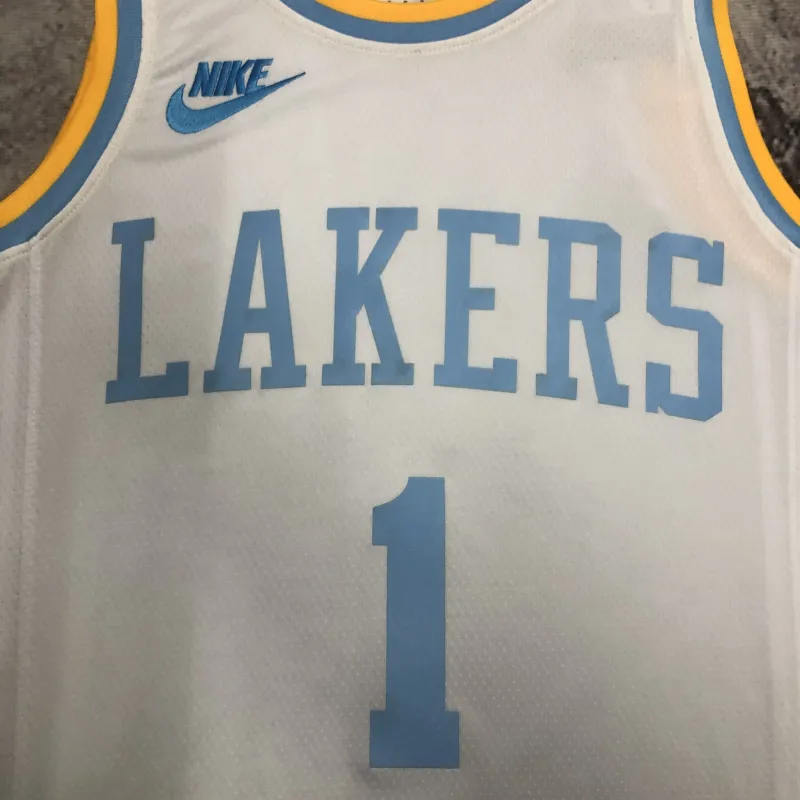 2023/24 Los Angeles Lakers Retro D’Angelo Russell #1 Men’s Jersey