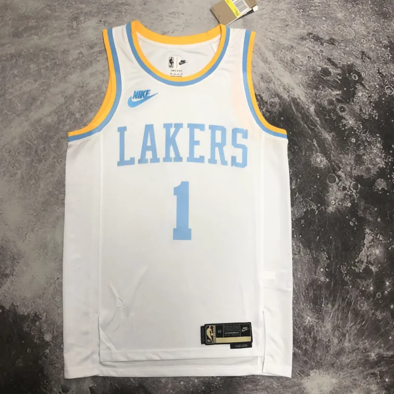2023/24 Los Angeles Lakers Retro D’Angelo Russell #1 Men’s Jersey