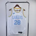 Maillot rétro des Lakers de Los Angeles 2023/24 Rui Hachimura #28 pour hommes 2023/24 Los Angeles Lakers Retro Rui Hachimura #28 Men’s Jersey
