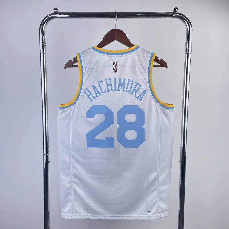 2023/24 Los Angeles Lakers Retro Rui Hachimura #28 Men’s Jersey