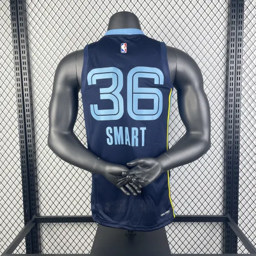 Camiseta de hombre de los Memphis Grizzlies de la temporada 2023/24 de Marcus Smart (#36)
