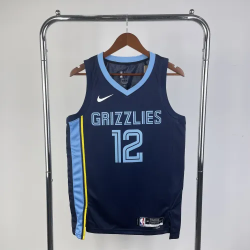 2023/24 Memphis Grizzlies Ja Morant #12 Camisola para homem