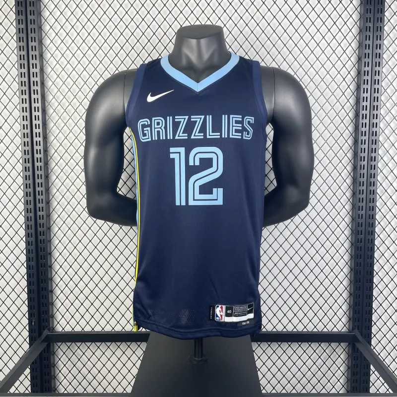 2023/24 Memphis Grizzlies Ja Morant #12 Men's Jersey