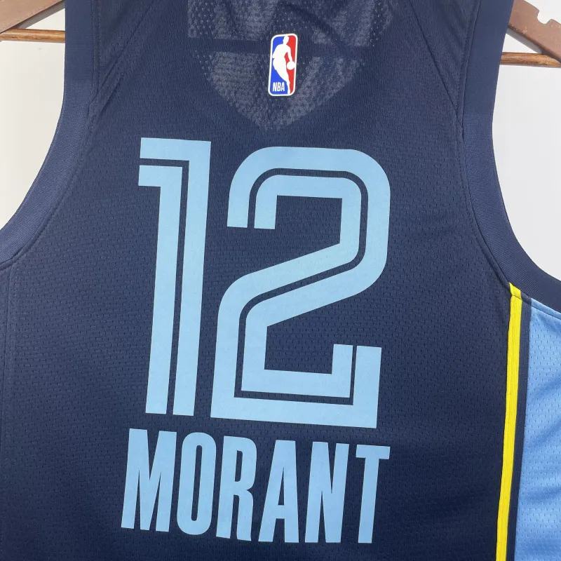 2023/24 Memphis Grizzlies Ja Morant #12 Men's Jersey