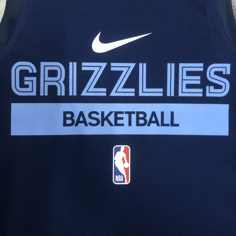 2023/24 Memphis Grizzlies Training Tank Top Men’s Basketball Jersey