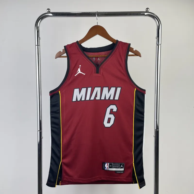 2023/24 Miami Heat Jordan Edition LeBron James #6 Men’s Jersey