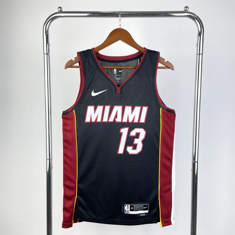 2023/24 Miami Heat V-Neck Bam Adebayo #13 Men’s Jersey