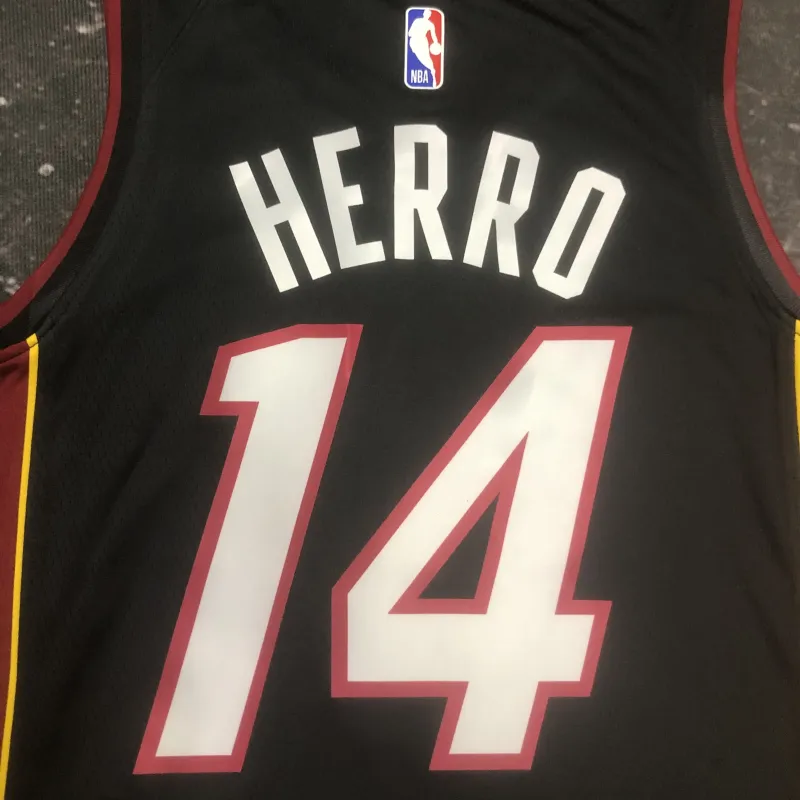 2023/24 Miami Heat V-Neck Tyler Herro #14 Men’s Jersey