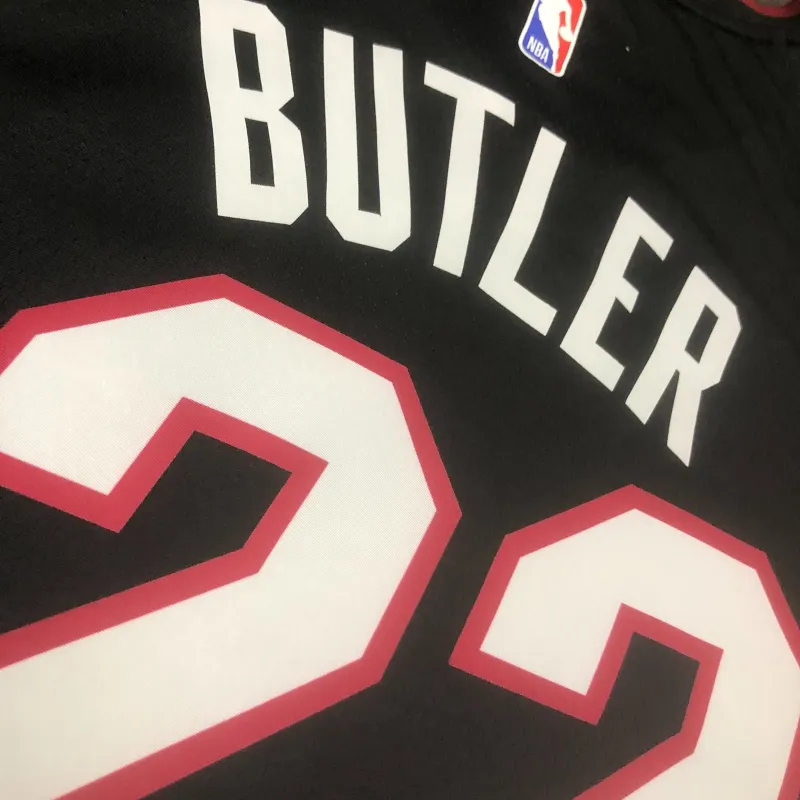 2023/24 Miami Heat V-Neck Jimmy Butler #22 Camisola para homem