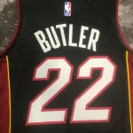 2023/24 Miami Heat V-Neck Jimmy Butler #22 Camisola para homem