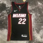 2023/24 Miami Heat V-Neck Jimmy Butler #22 Camisola para homem