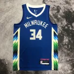 2023/24 Milwaukee Bucks City Edition Giannis Antetokounmpo #34 Men's Jersey