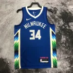 2023/24 Milwaukee Bucks City Edition Giannis Antetokounmpo #34 Men's Jersey