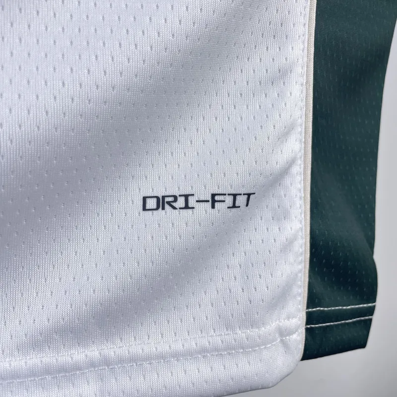 2023/24 Milwaukee Bucks Home Weiß Damian Lillard #0 Herren Trikot