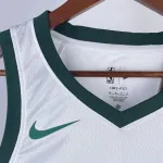 2023/24 Milwaukee Bucks Home Weiß Damian Lillard #0 Herren Trikot