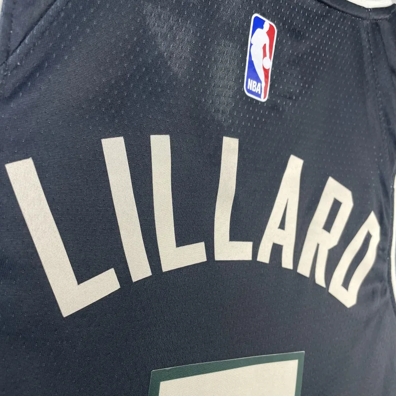2023/24 Milwaukee Bucks Jordan Edition Damian Lillard #0 Men’s Jersey