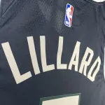 2023/24 Milwaukee Bucks Jordan Edition Damian Lillard #0 Men’s Jersey