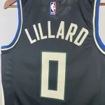2023/24 Milwaukee Bucks Jordan Edition Damian Lillard #0 Men’s Jersey
