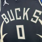 2023/24 Milwaukee Bucks Jordan Edition Damian Lillard #0 Men’s Jersey