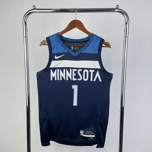 Maillot homme des Minnesota Timberwolves 2023/24 (extérieur), bleu, Kyle Anderson, #1