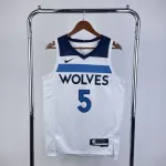 2023/24 Minnesota Timberwolves Home White Anthony Edwards #5 Men's Jersey 2023/24 Minnesota Timberwolves Home White Anthony Edwards #5 Men’s Jersey