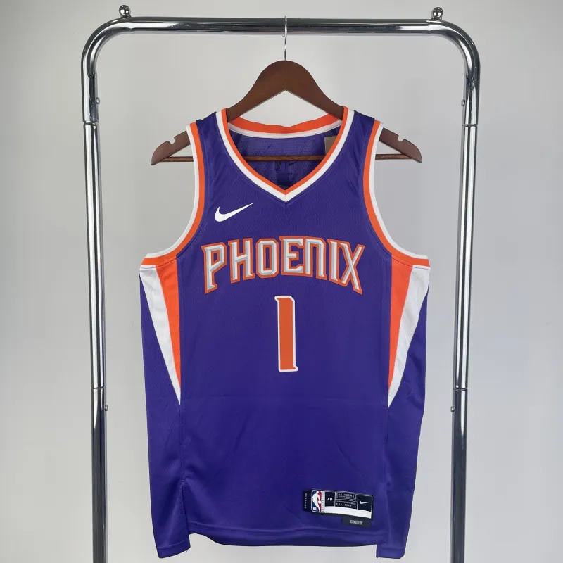 2023/24 Phoenix Suns Purple Devin Booker #1 Men's Jersey