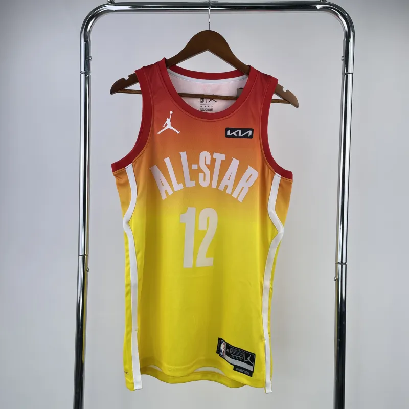 Camiseta de hombre de Ja Morant, jugador All-Star de los Memphis Grizzlies de la temporada 2023/24, con las estadísticas #12