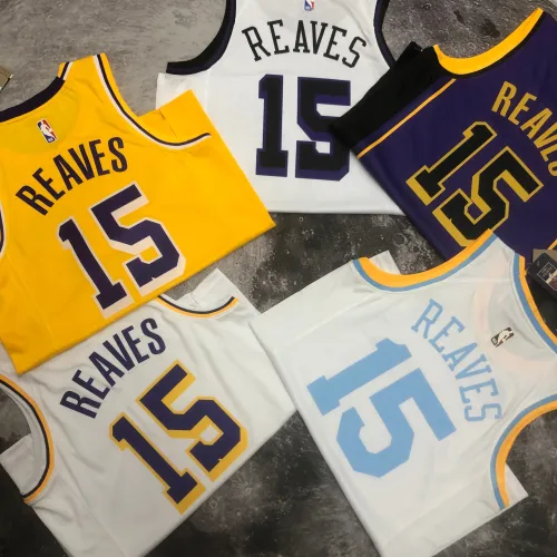 2023/24 Los Angeles Lakers Austin Reaves #15 Yellow Men’s Jersey