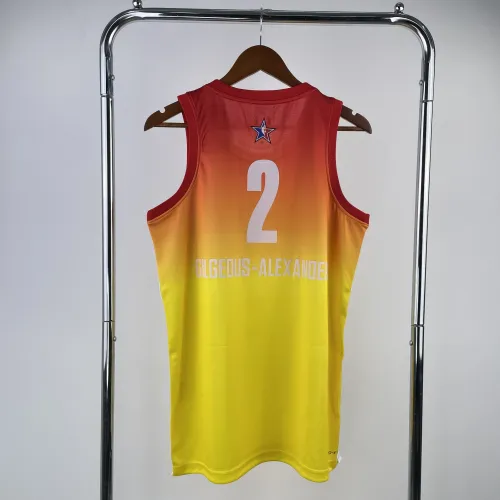 2023-24 Oklahoma City Thunder Yellow Shai Gilgeous-Alexander #2 Men’s Jersey