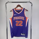 2023/24 Maglia Phoenix Suns Purple Deandre Ayton #22 Uomo 2023/24 Phoenix Suns Purple Deandre Ayton #22 Men’s Jersey