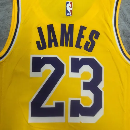 2023/24 Los Angeles Lakers LeBron James #23 Yellow Men’s Jersey