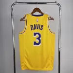 2023/24 Los Angeles Lakers Anthony Davis #3 Yellow Men’s Jersey