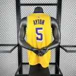 2023/24 Los Angeles Lakers Deandre Ayton #5 Gelb Herren Trikot