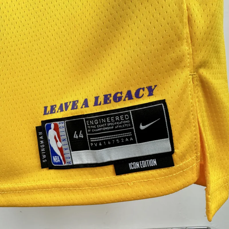 2023/24 Los Angeles Lakers Deandre Ayton #5 Gelb Herren Trikot