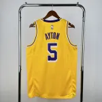 2023/24 Los Angeles Lakers Deandre Ayton #5 Gelb Herren Trikot