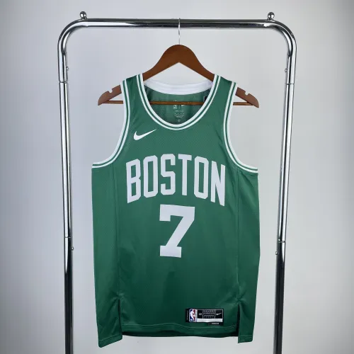 2023/24 Boston Celtics Jaylen Brown #7 Green Men's Jersey