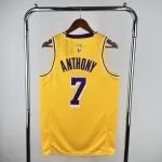 2023/24 Los Angeles Lakers Carmelo Anthony #7 Yellow Men’s Jersey