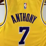 2023/24 Los Angeles Lakers Carmelo Anthony #7 Yellow Men’s Jersey