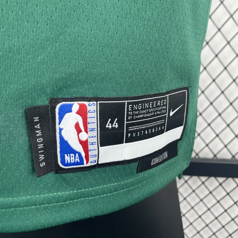 2023/24 Boston Celtics Kristaps Porzingis #8 Green Men's Jersey