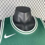 2023/24 Boston Celtics Kristaps Porzingis #8 Green Men's Jersey