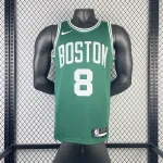 2023/24 Boston Celtics Kristaps Porzingis #8 Green Men's Jersey