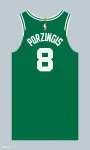 2023/24 Boston Celtics Kristaps Porzingis #8 Green Men's Jersey